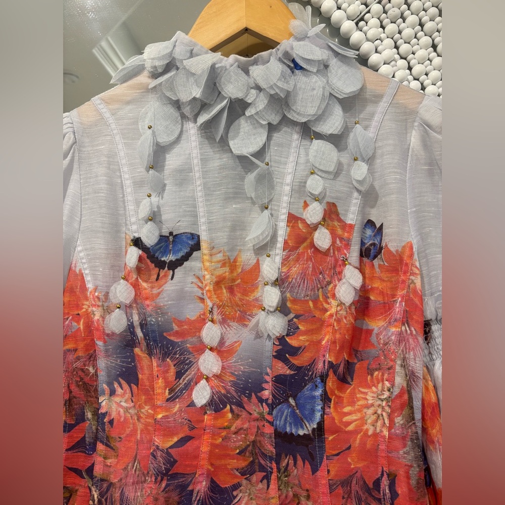 ✨Botanica Mini Dress in Zimmermann's Spring 2021 "Wild Botanica" Collection✨ - Picture 3 of 9
